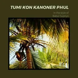 Cover art for Tumi Kon Kanoner Phul - Babul Supriyo karaoke version