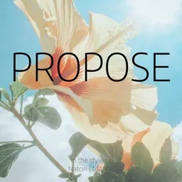 Cover art for Propose - Natori (なとり) karaoke version