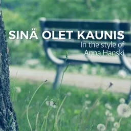 Omslagsbild för Sinä olet kaunis - Anna Hanski karaokeversion