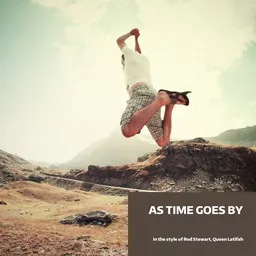 Cover art for As Time Goes by - Queen Latifah,Rod Stewart karaoke version