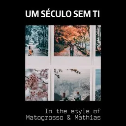 Karaokekappaleen Um Século Sem Ti - Matogrosso & Mathias kansikuva