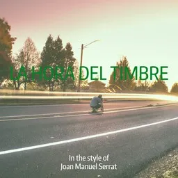 Cover art for La Hora Del Timbre - Joan Manuel Serrat karaoke version