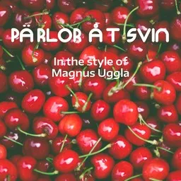 Karaokekappaleen Pärlor Åt Svin - Magnus Uggla kansikuva
