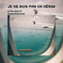 Karaokekappaleen Je ne suis pas un héros - Daniel Balavoine kansikuva