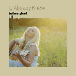 Cover art for U Already Know - 112 karaoke version