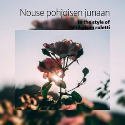 Cover art for Nouse pohjoisen junaan - Witikaisen ruletti karaoke version