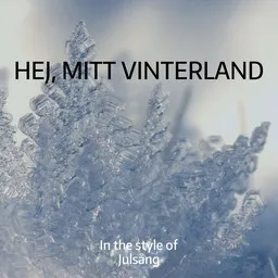 Cover art for Hej, mitt vinterland - Julsång karaoke version