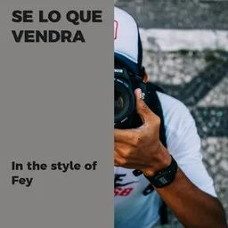 Cover art for Se Lo Que Vendra - Fey karaoke version
