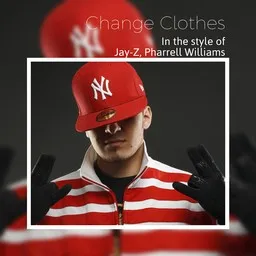 Karaokekappaleen Change Clothes - Jay-Z,Pharrell Williams kansikuva