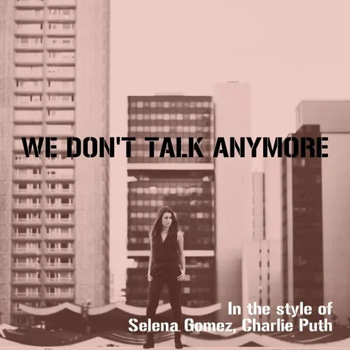 We Don't Talk Anymore - Karaoke