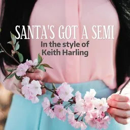 Cover art for Santa's Got A Semi - Keith Harling karaoke version
