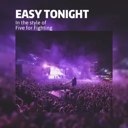 Cover art for Easy Tonight - Five for Fighting karaoke version