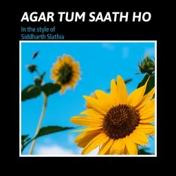 Titelbild für Agar Tum Saath Ho - Siddharth Slathia Karaoke-Version