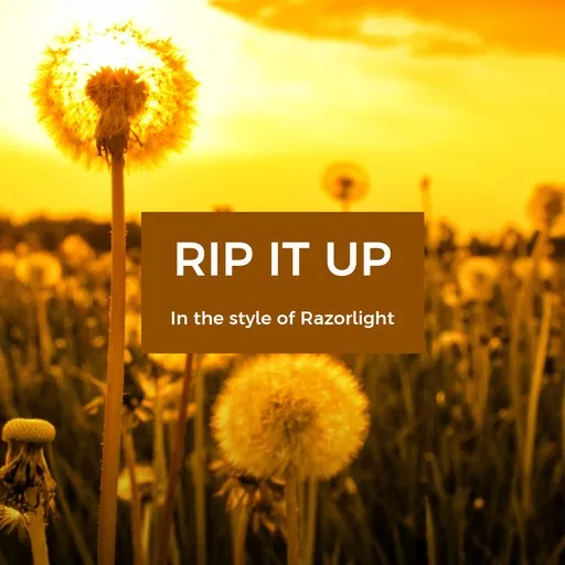 Karaoke Rip It Up by Razorlight — sing along with lyrics on Singa
