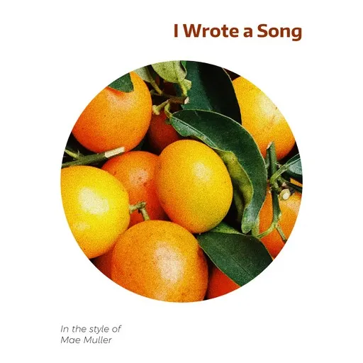Karaoke I Wrote a Song by Mae Muller — sing along with lyrics on Singa