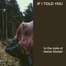 Cover art for If I Told You - Darius Rucker karaoke version