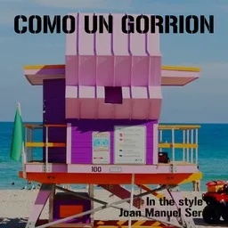 Cover art for Como Un Gorrion - Joan Manuel Serrat karaoke version