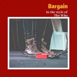 Cover art for Bargain - The Who karaoke version