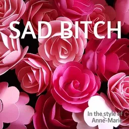 Cover art for Sad Bitch - Anne-Marie karaoke version