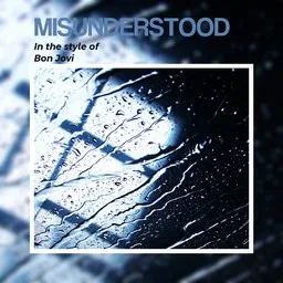 Cover art for Misunderstood - Bon Jovi karaoke version