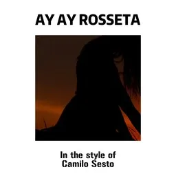 Cover art for Ay Ay Rosseta - Camilo Sesto karaoke version