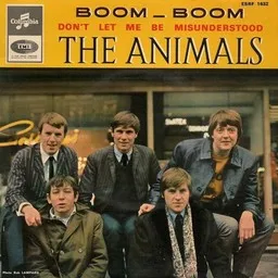 Karaokekappaleen Don't Let Me Be Misunderstood - The Animals kansikuva