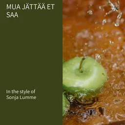 Omslagsbild för Mua jättää et saa - Sonja Lumme karaokeversion