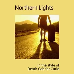 Karaokekappaleen Northern Lights - Death Cab for Cutie kansikuva
