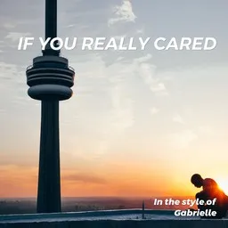 Cover art for If You Really Cared - Gabrielle karaoke version