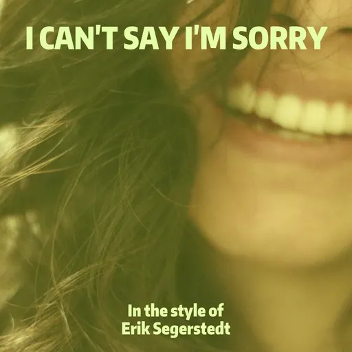 Karaoke I Can't Say I'm Sorry by Erik Segerstedt — sing along with lyrics on Singa