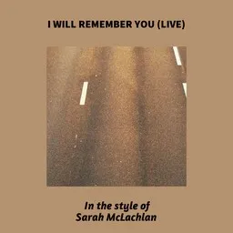Omslagsbild för I Will Remember You (Live) - Sarah McLachlan karaokeversion