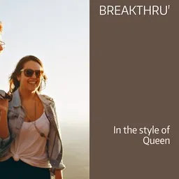 Cover art for Breakthru' - Queen karaoke version