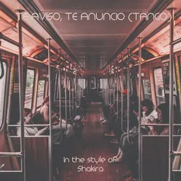 Karaokekappaleen Te Aviso, Te Anuncio (Tango) - Shakira kansikuva