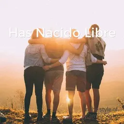 Cover art for Has Nacido Libre - Camilo Sesto karaoke version