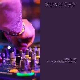 Cover art for メランコリック - Junky,Rin Kagamine (鏡音リン) karaoke version