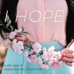 Cover art for I Hope - Charlie Puth,Gabby Barrett karaoke version