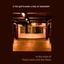 Karaokekappaleen If You Gotta Make a Fool of Somebody - Huey Lewis and the News kansikuva
