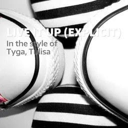 Karaokekappaleen Live It Up (explicit) - Tulisa,Tyga kansikuva