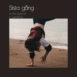 Cover art for Sista gång - C.Gambino karaoke version