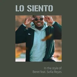 Omslagsbild för Lo Siento - Beret,Sofía Reyes karaokeversion