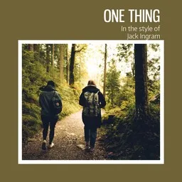 Cover art for One Thing - Jack Ingram karaoke version