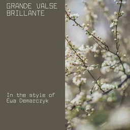 Cover art for Grande Valse Brillante - Ewa Demarczyk karaoke version
