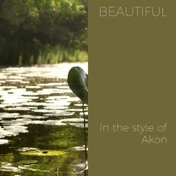 Cover art for Beautiful - Akon karaoke version