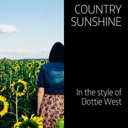 Titelbild für Country Sunshine - Dottie West Karaoke-Version