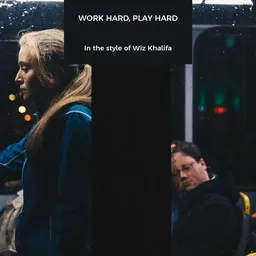 Cover art for Work Hard, Play Hard - Wiz Khalifa karaoke version
