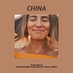 Titelbild für China - Anuel AA,Daddy Yankee,J. Balvin,Karol G,Ozuna Karaoke-Version