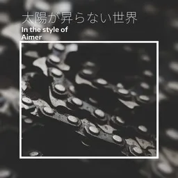 Cover art for 太陽が昇らない世界 - Aimer karaoke version