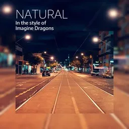 Omslagsbild för Natural - Imagine Dragons karaokeversion