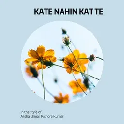 Cover art for Kate nahin kat te - Alisha Chinai,Kishore Kumar karaoke version