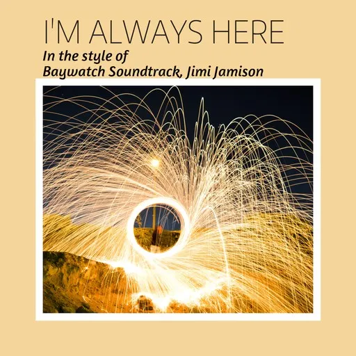 Karaoke I'm Always Here von Baywatch Soundtrack, Jimi Jamison — mit Songtext mitsingen auf Singa